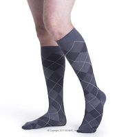 SIGVARIS Women’s Style Microfiber Patterns 830 Closed Toe Calf-High Socks 20-30mmHg