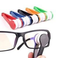 1PC New Microfiber Mini Sun Glasses Eyeglass Microfiber Brush Cleaner Cleaning Spectacles Tool Clean Brush