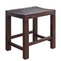 Shower Stool Bath Chair Solid Wood Material Multi-Function Pedal Stool Elderly Health Care Two Sizes (Size : 42x38x35cm)