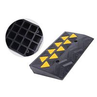 Heavy-Duty Rubber Pedal, 6cm Vehicle Uphill Mat, Non-Slip Eye-catching Threshold Convenient Motor Vehicle Wheelchair Wheelchair Curb Ramp (Size: 50 28 7.7cm) (Size : 503010.7CM)