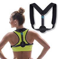 Granduxe Posture Corrector for Women - Upper Back Brace Posture Corrector for Men & Women. Provides Back Support to Lumbar for Back Pain Relief. Invisible Under Clothes.