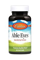 Carlson - Able Eyes, Ophthalmologist Formulated, Specialty Eye Formula, Promotes Healthy Vision, 30 Softgels