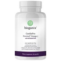 CardiaPro Provinal Omega 7 with Astaxanthin, Vitamins B6, B12 & Folic Acid (60 Capsules) | Healthy Heart Formula with Antioxidants | High Potency Dr. Formulated Palmitoleic Acid EE Pills