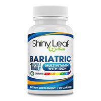 ONE Daily Bariatric Multivitamin with 45 mg of Iron 90 Veggie Capsules for Post Weight Loss Surgery (WLS), Sleeve, and Mini/Gastric Bypass Patients