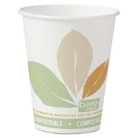 SOLO Cup Company Bare Eco-Forward Paper Hot Cups, 8 oz., Bare Design, 50/Bag - Includes 20 sleeves of 50 cups. 1000 per case.