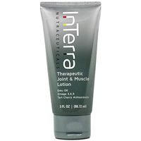 InTerra Nutraceuticals Therapeutic Joint And Muscle Pain Relief Cream, Effective Relaxer Lotion For Knee, Muscle And Joint Inflammation With Natural Cooling Effect And Soothing Scent(3 Fl Oz, 88.72 m)