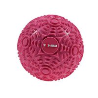 WODSKAI Massage Ball Myofascial Release Lacrosse Ball for Trigger Point Therapy, Muscle Knots, Yoga Therapeutics with 3 Kinds Bag-Free Carrying Bag (Pink 12cm)
