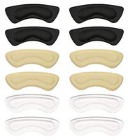 Heel Cushion Inserts Self-Adhesive Shoe Inserts Heel Protectors for Women/Men, Comfortable Heel Grips for Various Loose Shoes, Shoe Pads Prevent Heel Slipping/Foot Pain, to Improve Shoe Fit (6 Pairs)