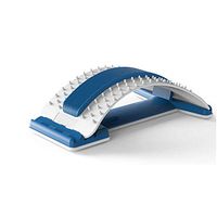 Belt, Home Lumbar Disc Lumbar Protrusion Tractor Massage Household Correcting The Spine Cushion (Color : Blue and White)