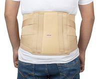 Healthnode™ Contoured Lumber Support (L.S) Support Belt for Acute Chronic Mild Lower Back Pain Osteoporosis Slip Disc Post Disketomy Care Fracture Injuries (Small)