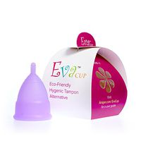 Anigan EvaCup, Top-Quality, Reusable Menstrual Cup, Eco-Friendly Alternative to Tampons, Lavender, Small