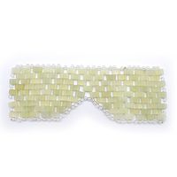 Natural Jade Sleep Mask & Blindfold,Natural Jade Eye Mask,Anti-Aging Hot or Cold Therapy Eye Mask Which is Soothing Cooling Detoxifying (Xiuyan Jade)
