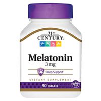 21st Century Melatonin 3 mg Tablets, 90 Count