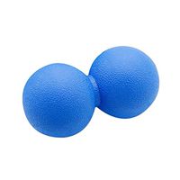 InKach Peanut Massage Ball Mobility Ball for Yoga Physical Therapy Myofascial Release (Blue)