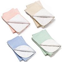 HEAD2TOE- Incontinence Bed Pads | Washable Waterproof Mattress Protector | Premium Pack of 4 34x36 Reusable Washable Underpads - Ideal for Adults, Kids, and Pets