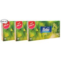 Veltie Aroma Pocket Tissues- Fresh Mint (10 in 1 Pack) (Pack of 3)