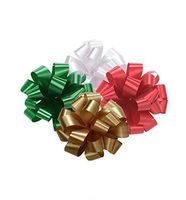 PMU Pom Pom - Pull Out Bows 5 Inch Assorted Pkg/100