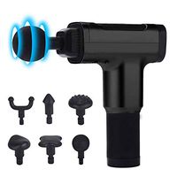 SJCCKJ Handheld Massager, Rechargeable 6 Adjustable Speeds Cordless Deep Tissue Muscle Massage Gun for Pain Relief, Handheld Electric Body Massager Sports Drill （Charger Included）