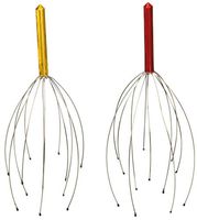 Scalp Massager,Hand Held Scalp Head & Neck Massager(Colors May Vary) (Packet of 2, Model-1)