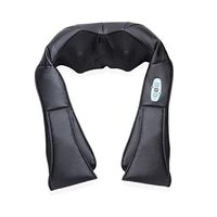 HODIAX Shiatsu Back and Neck Massager with Heat Deep Kneading Massage for Neck, Back, Shoulder, Legs and Foot, Relax Muscle Pain for Home, Car, Office