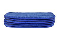 CleanAide All Purpose Twist Yarn Microfiber Mop Pads 10 Inches Blue 6 Pack