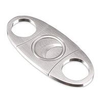 Cigar Cutter Stainless Steel Guillotine Smooth Double Cut Blade by GOCTOS