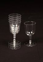Clear Plastic Wine Glasses, 6-oz., 6-ct. Pack by Party!