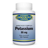 Vitamin Discount Center Potassium 99 mg, 100 Tablets