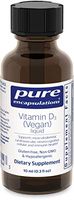 Pure Encapsulations - Vitamin D3 (Vegan) Liquid - Hypoallergenic Support for Bone, Breast, Prostate, Cardiovascular, Colon and Immune Health - 0.3 fl. oz.