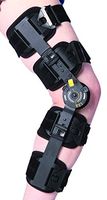 Telescoping Post Op Knee Brace, Hinged ROM Knee Brace for Recovery Stabilization, Adjustable Medical Orthopedic Support Stabilizer, Universal Standard, with Drop Lock Feature