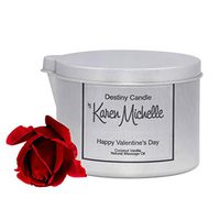 Happy Valentines Day - Coconut Vanilla Body Oil/Massage Jewelry Candle