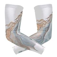 LEVEIS Art Horse Arm Sleeves UV Protection for Men Women Sunblock Protective Gloves Running Golf Cycling Driving Long Arm Cover 1 Pair