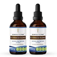 Echinacea Blend Alcohol-Free Liquid Extract, Responsibly farmed Organic Roots (Echinacea (Echinacea Angustifolia), Echinacea Root (Echinacea purpurea)) Tincture Supplement (2x4 FL OZ)