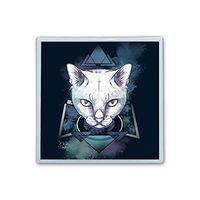 XIANN Care Contact Lens Box Holder Container Case Storage Eyecare Kit - Cat Mystery