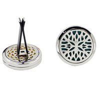 Fabal 10 Style Stainless Car Air Vent Freshener Essential Oil Diffuser (F)