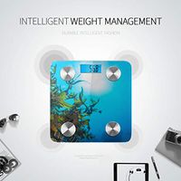 LYAOE Bluetooth Body Fat Scale Green Seaweed Smart Wireless Scale with LCD Display Measuring Body Weight Bmi and Health Digital Scale