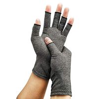 BUYITNOW Arthritis Gloves, Open Finger Compression Hand Gloves for Rheumatoid and Osteoarthritis, Joint Pain Relief for Men & Women