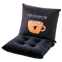 Kylin Express Indoor Soft Home/Office Squared Cute Fashion Seat Breathable Chair Cushion with Backrest, Y4