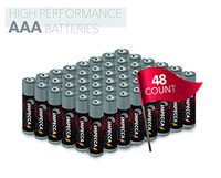 Impecca AAA Batteries, All-Purpose Triple A Alkaline Battery for Everyday (48-Pack) High Performance, Long Lasting Shelf Life, for Clocks, Remotes, Toys & Electronic 48-Count – Platinum Series