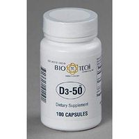 Biotech Pharmacal - D3-50 (50,000iu), 100 Capsules
