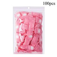 FGRYB 100PCS Reusable Compressed Towel, Mini Expandable Washcloth, 100% Cotton Portable, Facial Cleaning Hand Wipe Cloth Tissue for Travel Home Outdoor Camping Hiking