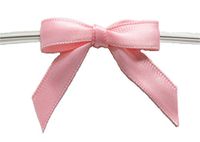 BAYWIND LTD;2.75" Twist Tie Bows- 100pc (Light Pink)