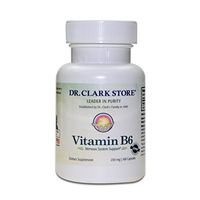 Dr. Clark Vitamin B6 Supplement, 230mg, 100 Capsules