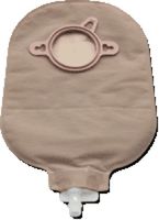 Hollister New Image Two-Piece Urostomy Pouch with Two Sided ComfortWear Panel 1-3/4" Flange (Box of 10 Each)