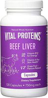 Grass-Fed Desiccated Beef Liver Pills - Vital Proteins (120 Capsules, 750mg Each)