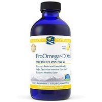 Nordic Naturals ProOmega-D Xtra Liquid - Fish Oil, 1950 mg EPA, 975 mg DHA, 1000 IU Vitamin D3, High-Intensity Support for Cardiovascular, Neurological, and Immune Health*, Lemon Flavored, 8 oz.