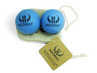 HOOWAY Yoga Massage Ball, Therapy Ball (2-Pack) for Tension Relief, Blue Color