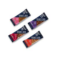 SHANTI BAR Vegan Sport Protein Bar | Plant Based, Paleo, Certified Organic, Gluten Free, Superfoods, Raw Snack | Best Sellers Variety Pack, 12 Count