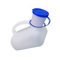 Urine Bottles Urinal Pee Bottle Universal Portable 1000 ML with Female Adapter for Hospital Camping Car Travel for Men Women