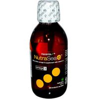 NutraSea +D Omega-3 Supplement with Vitamin D Crisp Apple Flavor